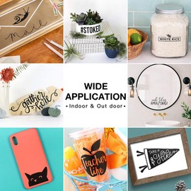 HIKENRI Black Heat Transfer Vinyl Bundle 12" x 10 ft Rolls,HTV Vinyl for Silhouette Cameo Easy to Cut & Weed,DIY Heat Press Design for T-Shirt,Clothes,Hats and Other Textiles