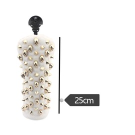 Sunbro Golf Head Cover Golf Bling-Bling Gold Skull Rivet Headcovers Driver Cover Wood Cover Utility Cover DR FW UT (Single UT)