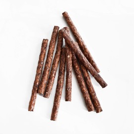 5" Munchy Rawhide Sticks for Small Dogs Munchy Dog Treat Sticks 100 Pack (Beef)