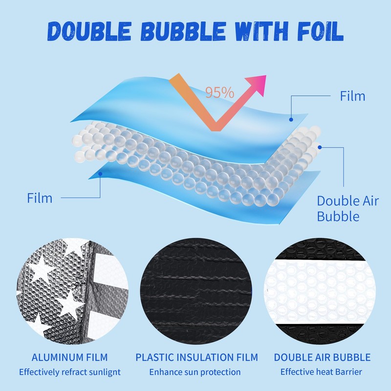 LITIVY Windshield Sun Shade Compatible with 2021 2022 2023 2024