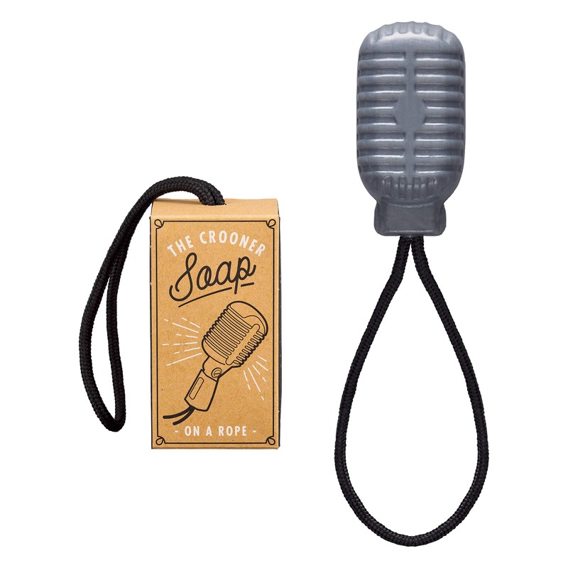 Gentlemen's Hardware Oakmoss Microphone Soap On A Rope, Crooner