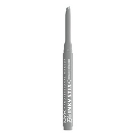NYX Professional Makeup, Epic Inky Stix. Tono: Silver Shock (Gris metálico), 0.1 gr - Delineador en barra para ojos. A prueba de agua con textura cremosa. Dura hasta 24H. Fórmula vegana