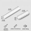 QEXUJOW Acoustic Guitar Replacement Parts 2 Piece Set Bone Replacement