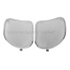 Unbranded Chrome Fairing Speaker Grilles Mesh Covers For Harley Road