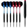 Steel Tip Darts,6 Pack 20 Grams Dart Sets with Aluminum