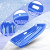 Slippery Racer Downhill Sprinter Flexible Kids Toddler Plastic Toboggan Snow