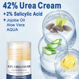 Urea Cream, Feet and Hand Care Cream with Salicylic Acid, Mild and Non-irritating