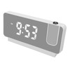 Projection Alarm Clock Time Date Temperature Display 180 Degree Wide