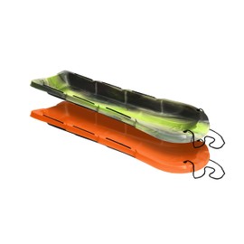 Pelican Sled Mega Snow Glider - Combo - Combo 2 sleds - 4 Season Sled - Any Outdoors Activities - Carry Up to 92 lb -Venom & Orange