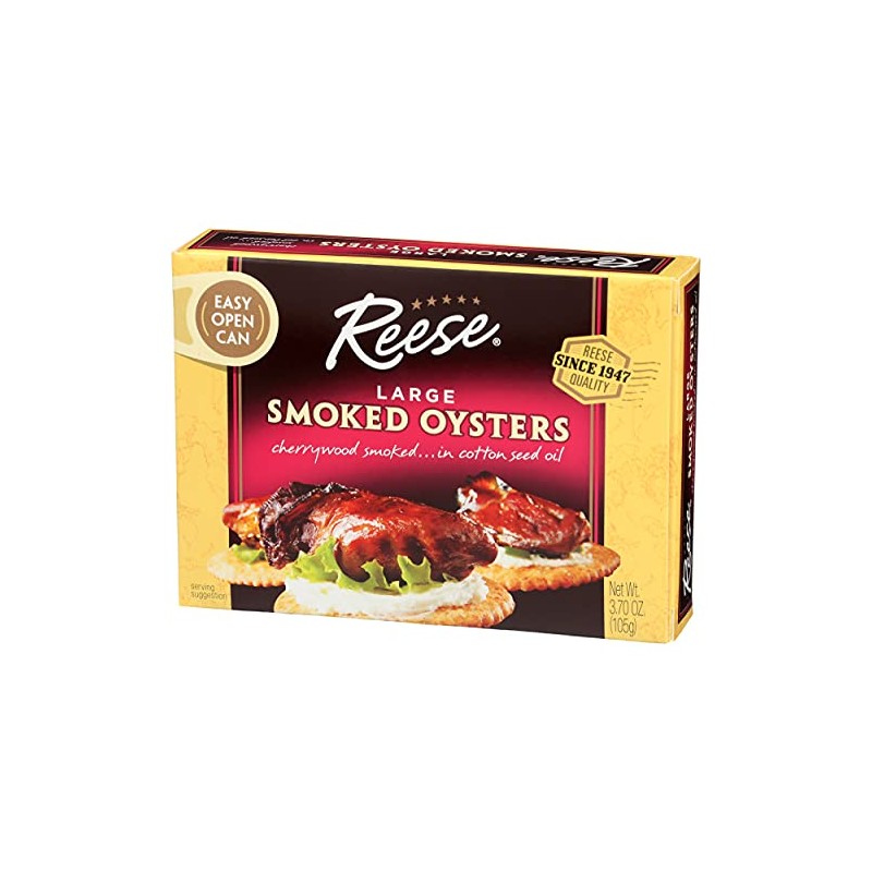 Reese Large Smoked Oysters - 3.7 oz