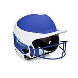 RIP-IT | Vision Pro Softball Batting Helmet | Matte | Two-Tone Royal | Lightweight Women's Sport Equipment