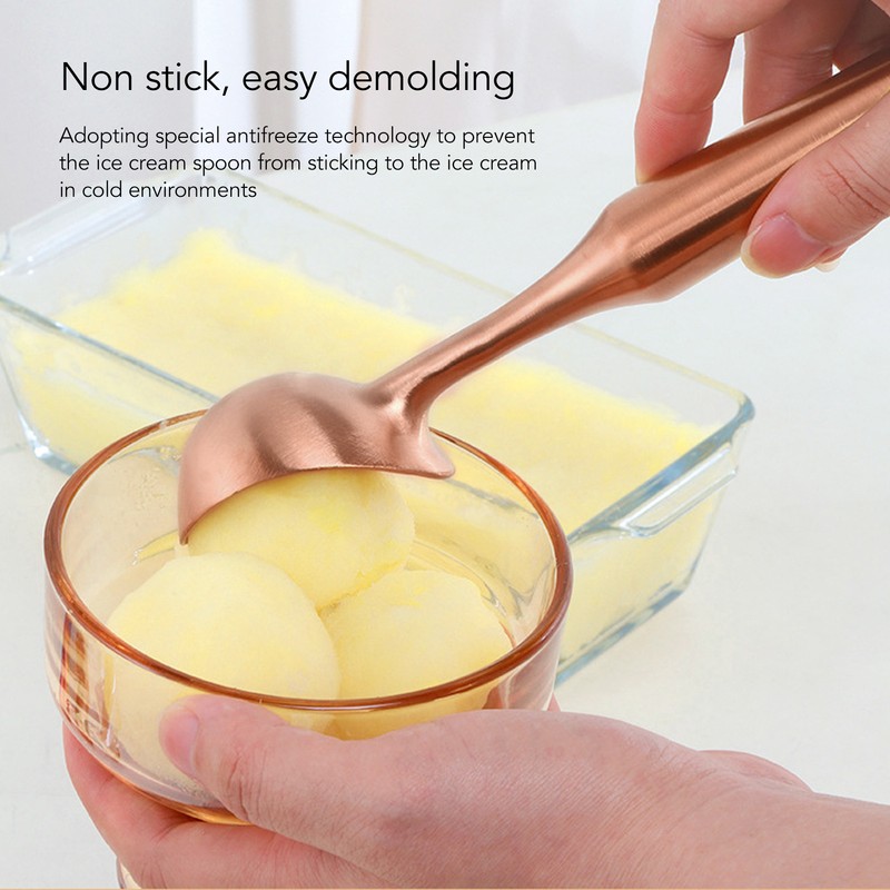 304 Stainless Steel Ice Cream Scoop Long Handle Fruit Ice