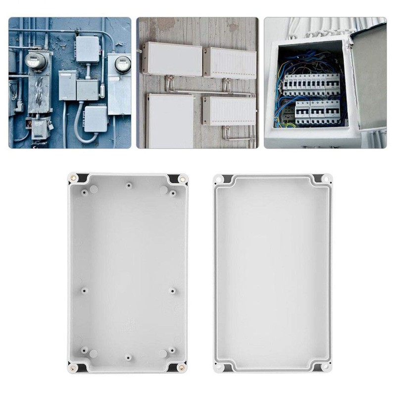 Plastic Enclosure 150x200x130 IP65 ABS Weatherproof Outer Housing Power Junction