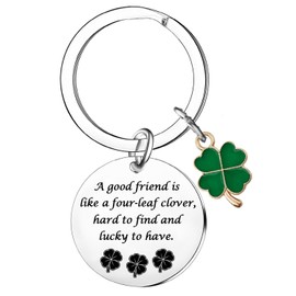 Tihnvk Friends Keyring Friendship Gifts for Women Christmas Birthday Gifts for Friend Good Luck Gifts Ideas
