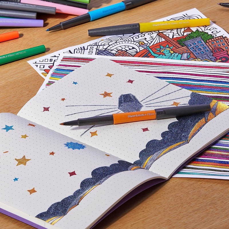 FNX 9 x Paper Mate Flair Metallic Felt Tip Pens