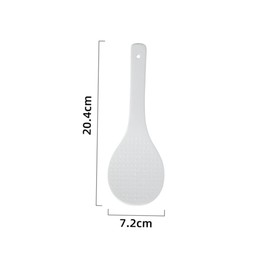 FUNOMOCYA Rice Spoon Paddle Non-Stick Ceramic Spoon Easy Clean Maintain for Serving and Cooking