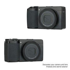 Metal Lens Ring for Ricoh GR III GR3 GR III HDF Camera Replaces Ricoh Original Ring or Accessory GN-1 Ring (Black)