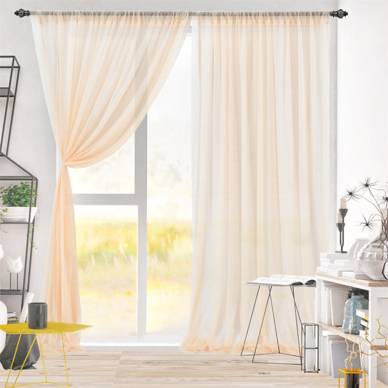 Backdrop Curtain Champagne 1.5x2.15m Yarn Durable Backdrop Drape for Wedding