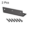 sourcing map Corner Brace Angle Bracket Fastener Stainless Steel L