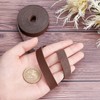 GORGECRAFT Dark Brown Leather Strap Strip 1/2 Inch Wide 79