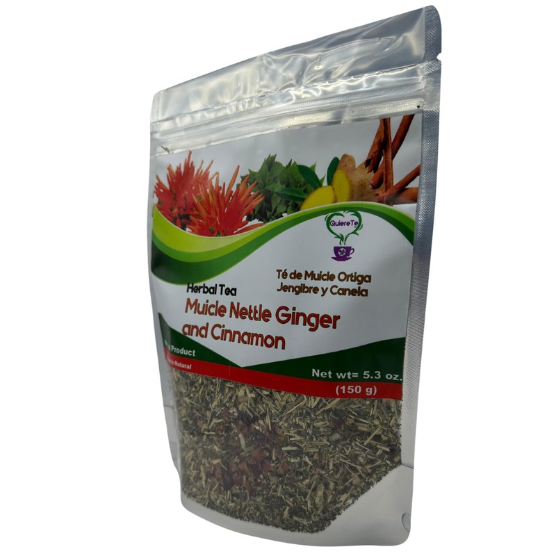 Muicle Nettle Ground Ginger Tea, Herbal Mix, Muicle Leaves, Muicle
