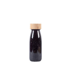 PETIT BOUM 47657 Botella Sensorial Black Float Bottle, Black, Mediano