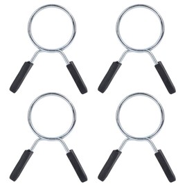 Dumbbell Barbell Spring Collars, 4PCS Weightlifting Strength Training Lock Clamp Spinlock Barbell Collar Lock (50mm)