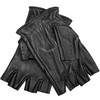 German Wear Driving Half Finger Fingerless Driving Gloves Leather Gloves