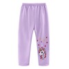 zarmfly Toddler Girl Clothes Long Sleeve Pony Sweatshirt Purple Pants