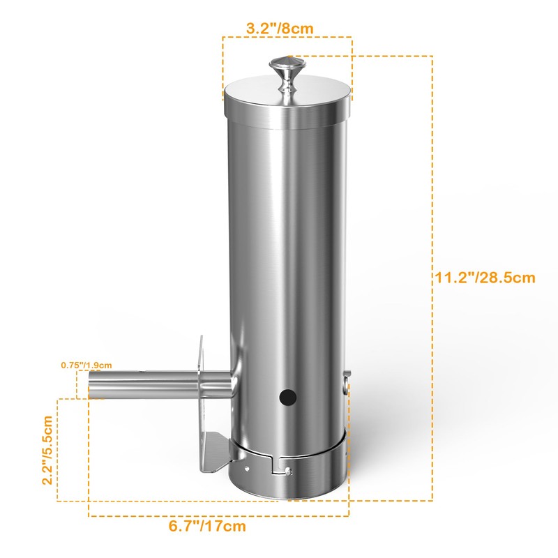 Cold Smoke Generator with Lid & Air Pump, Portable Electric