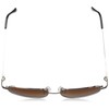 Fashion Glass 7696 Men's Sunglasses, brown half (frame gold)