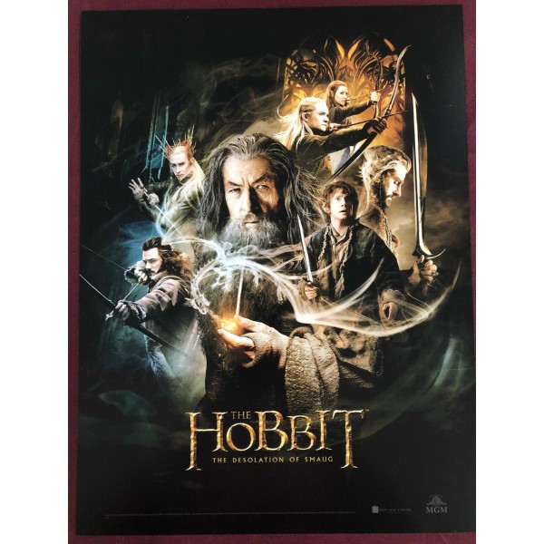 HOBBIT DWARF THORIN GANDALF BILBO LEGOLAS ELF POSTER 12X16"NM