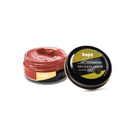 Shoe Care Cream, Intensive Leather Care and Nourishing, Kaps Delicate (128 - orange)