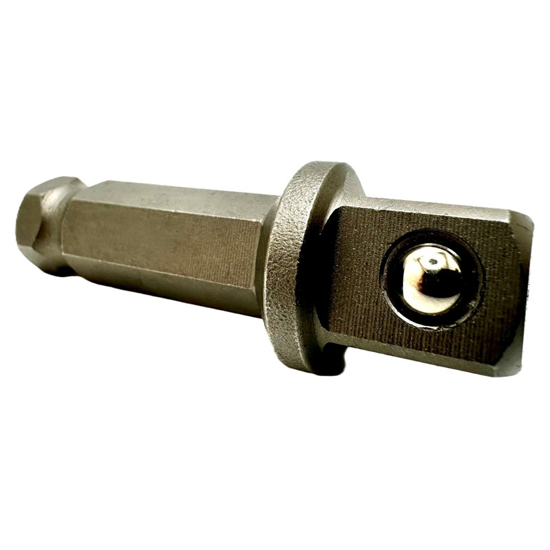 Pro-Graad 7/16 Hex to 1/2 Square Socket Adapter Drive Converter,