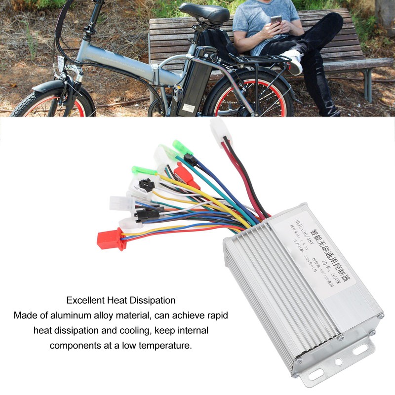 36V 48V 350W Brushless Controller Aluminum Alloy Waterproof Brushless Motor