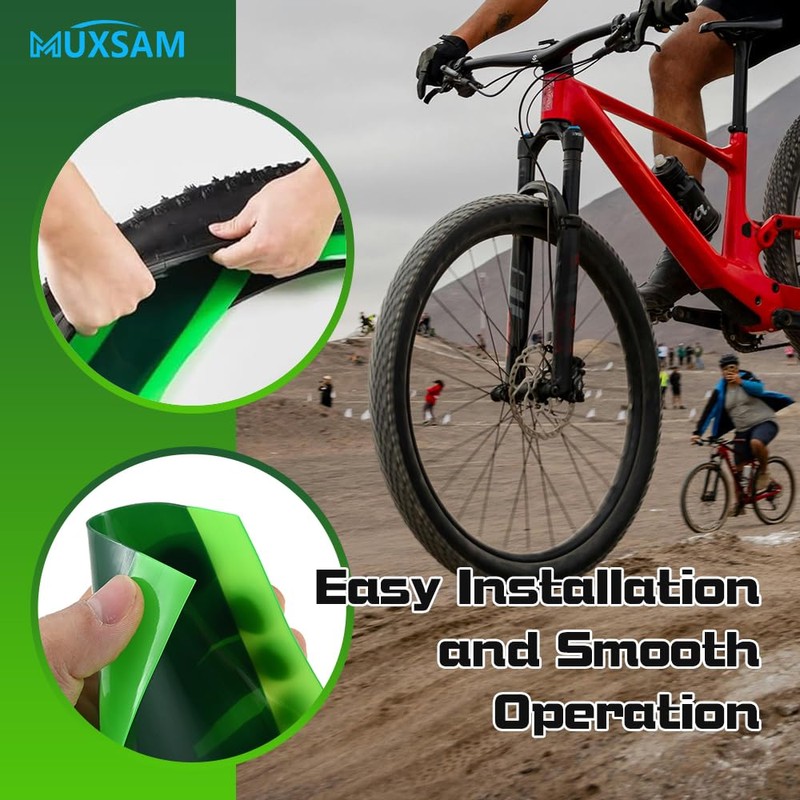MUXSAM Fat Bike Tyre Liner, 2 Rolls Puncture Proof Inner