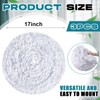 Tioncy 3 Pcs 17 Inch Carpet Bonnet Pads Rayon Blend