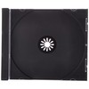 Hama 44746 Standard CD Jewel Case, pack of 10, transparent/black