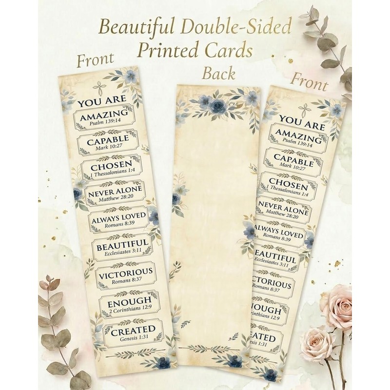 AWEZO 12 Pack Christian Bible Metal Bookmarks Cross Pendant Gifts