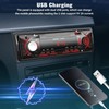 Single DIN Car Stereo Audio Car Audio with Handsfree Supports