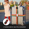 EULAPGOE Heavy Duty Luggage Luggage Strap, Rainbow Heavy Duty Lockable