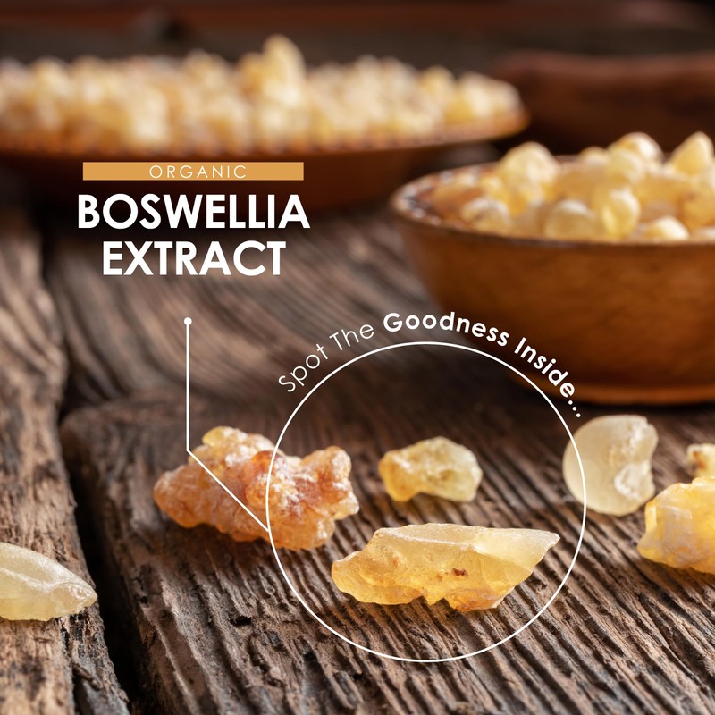 Organic Boswellia Serrata Extract 7500mg - Standardised 65% Boswellic Acid