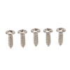 100PCS Guitar Pickguard Screws Metal Guard Plate Mounting Screw Electric