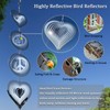 Leafcraft 12Pcs Bird Scare Discs Set Reflective 3D Stainless Steel