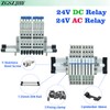 (8 Pcs) 24V Relay Din Rail; Miniature Power Relay; Silm;