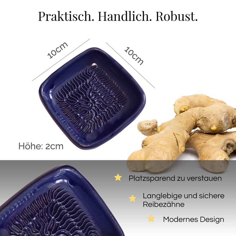 ANCKERAMIC Finland Original Ceramico Grater, Nutmeg Grater, Garlic Grater, Ginger