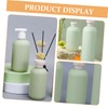 Minkissy 4pcs Travel Shampoo and Conditioner Bottles Hand Soap Dispenser