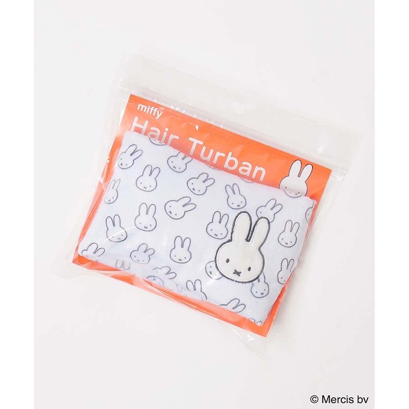 Shobido MF46063 Miffy Hair Turban, Round Ears