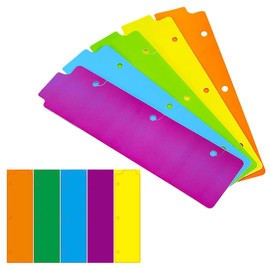 STOBOK 10pcs Bookmark Mini Loose Leaf Notebooks Binders Tag Mini Binder Clips Labels Notebook Index Dividers Binder Supplies Dividers for Binder Page Dividers Abs Scrapbook Detachable