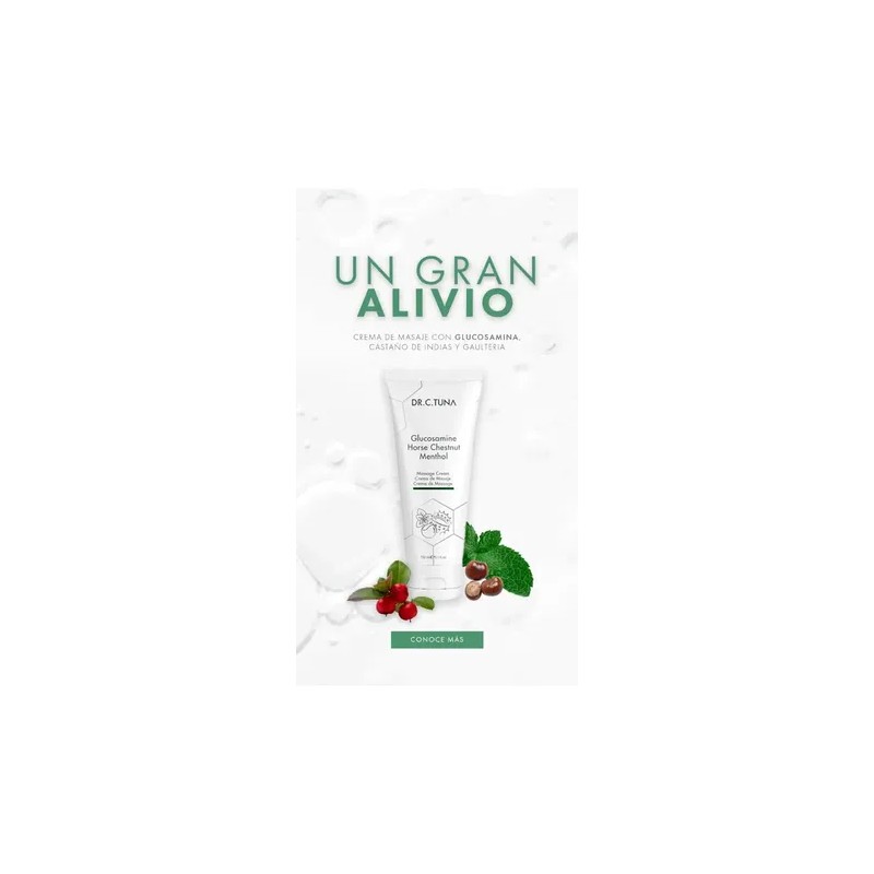 Crema Para Masaje Con Glucosamina y castaña de indias Dr.c